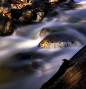 Photo of a stream waterfall at Yosemite National Park, California by visionbypixels.com