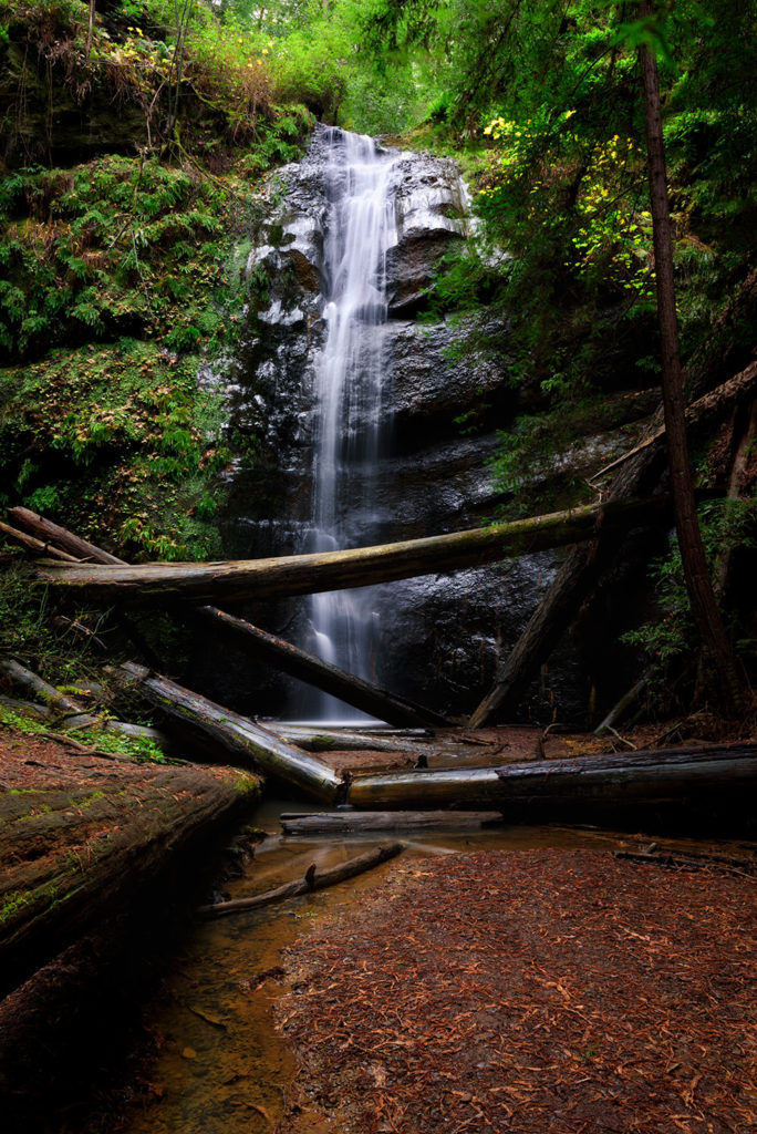 Photo of waterfall, Big Basin, California, by visionbypixels.com