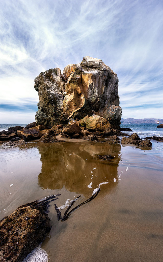 Afternoon at Mile Rock Beach (Color)